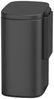 Wenko 'Sare' Wand-Kosmetikeimer mit Deckel und Easy-Close Absenkautomatik, 5 Liter, Schwarz Bild 3