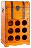 HTI-Living Weinregal Weinregal Truhe für 9 Flaschen Alistair, Stück 1-tlg, Barschrank Bild 4