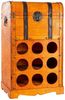 HTI-Living Weinregal Weinregal Truhe für 9 Flaschen Alistair, Stück 1-tlg, Barschrank Bild 5