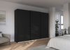 OTTO home Schwebetürenschrank Kleiderschrank Schrank Garderobe AGORDO mit Dekor- oder Hochglanzfront (Breiten 203/271/315/360 cm in drei Griff-Farben - NEU: Farbe SCHWARZ) durchdachte Innenausstattung, in 4 Breiten und 2 Höhen MADE IN GERMANY Bild 2