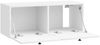 vidaXL Wandmontierter TV-Schrank 78,5 x 31 x 30 cm Hochglanz Weiß 899229 Bild 3