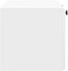 vidaXL Wandmontierter TV-Schrank 78,5 x 31 x 30 cm Hochglanz Weiß 899229 Bild 5