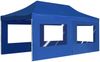 vidaXL Profi-Partyzelt Faltbar mit Wänden Aluminium 6×3m Blau 45507 Bild 3