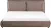 Wasserbett Bouclé BAJONNA 180 x 200 cm Braun Bild 5
