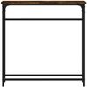 vidaXL Konsolentisch Räuchereiche 75x19,5x75 cm Holzwerkstoff 834137 Bild 4