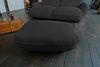 KAWOLA Hocker DAVITO Megahocker Polsterhocker Leder schwarz 46 x 65 x 102 cm Bild 2