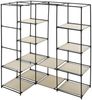 vidaXL Eckkleiderschrank Creme 130 x 87 x 169 cm 282451 Bild 4