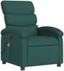 vidaXL Massagesessel Elektrisch Dunkelgrün Stoff 3203972 Bild 4