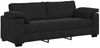 vidaXL 3-Sitzer-Sofa Schwarz 220x77x82 cm Samt 4105282 Bild 2