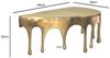 FINEBUY Wandregal FB77465 60cm Aluminium Gold Hängeregal Schweberegal Wandboard Metall, Originelles Hängeregal in edler Tropfenoptik, Komplett aus robustem Aluminium gefertigt Bild 3