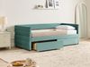 Tagesbett mit Stauraum Samtstoff MARRAY 90 x 200 cm Mintgrün Bild 3