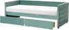 Tagesbett mit Stauraum Samtstoff MARRAY 90 x 200 cm Mintgrün Bild 5