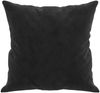 vidaXL Zierkissen 2er-Set, 40x40 cm, Schwarz, Samt Bild 4