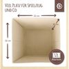 Staubox Spielzeugbox fürs Kinderzimmer, Igel, natur, 33 x 33 x 33 cm, von Bieco Bild 3