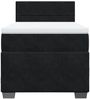 vidaXL Boxspringbett mit Matratze Schwarz 90x190 cm Samt 3286200 Bild 4