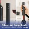 CEPEWA Weinflaschenöffner Elektrischer Weinflaschenöffner Kunststoff schwarz 4,5x22,5 cm Bild 3