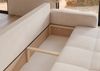 Sofa 3-Sitzer mit Schlaffunktion LEROS in Stoff Manila Creme Bild 5