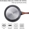 Antihaft Bratpfanne 24cm Schweizer Granit Omelette Pfanne mit Deckel Bild 5