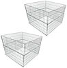Komposter Metall Drahtgitter 2er Set Gartenkomposter 90x90x70 cm Draht Gitter Bild 1