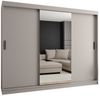 ABIKS MÖBEL Schwebetürenschrank RUBINO T 250 Schlafzimmerschrank mit Schiebetüren Kleiderstange Regale Bild 4