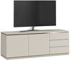 Lowboard Linette Cashmere 135 x 48.6 cm mit 2 Türen und 3 Schubladen Vicco Bild 5