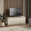 Lowboard Linette Cashmere 135 x 48.6 cm mit 2 Türen und 3 Schubladen Vicco Bild 3