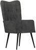vidaXL Ohrensessel Schwarz Canvas 339654 Bild 2