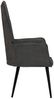 vidaXL Ohrensessel Schwarz Canvas 339654 Bild 4