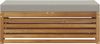 vidaXL Outdoor Hocker Bank Massivholz Akazie Natur 900689 Bild 3