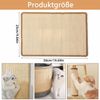 FOUORTUNATE-BEE Kratzmatte Sisal Katzenkratzmatte 2er-Set 25×50 cm, (2-tlg), Schützt Sofa, Boden und Wand vor Kratzspuren Bild 2