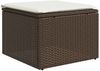 vidaXL 6-tlg. Garten-Sofagarnitur mit Kissen Braun Poly Rattan 3222862 Bild 3