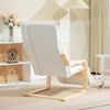 Relaxsessel mit Fußstütze verstellbar & Schaukel-Funktion Sherpa Fleece Lesesessel Lounge Chair Bild 3