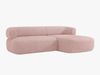 Micadoni 5-Sitzer Ecksofa Jenny Rechts Boucle Now or Never Puderrosa Bild 3