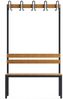 Garderobenbank einseitig 100 cm anthrazit Bild 5