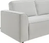 Vente-unique - MOTETO Sofa Stoff Grau - B 98 cm x H 85 cm x L 208 cm Bild 5