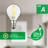 BRILONER - EEK A 2er Set Filament LED Lampe E14 Tropfen, warmweißes Licht, 4W, 840lm, LED Glühbirne, Leuchtmittel, Birne, Glühlampen, Bulb Bild 3