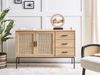Kommode PASCO 77 cm Heller Holzfarbton Bild 3