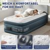 LALAHO Luftmatratze mit eingebauter Pumpe,Isomatte Camping Outdoor,190 x 99 x 45CM, Einzel-Luftbett, selbstaufblasend, wasserdicht, inkl. Pumpe, Tasche Bild 4