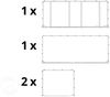 4x8 m Faltpavillon PROFESSIONAL Alu 50mm, Seitenteile ohne Fenster, schwarz Bild 3