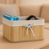 Relaxdays Aufbewahrungskorb Set aus Bambus Bild 3