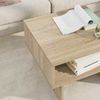 vidaXL Couchtisch, Holzwerkstoff Sonoma-Eiche Braun, 48 x 46 x 35 cm Bild 4