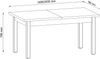 AX LIVING Esstisch Palmano – 160 cm breit, Farbe Andersen Kiefer Bild 2