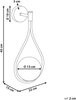 Wandlampe AUROUE Metall Gold Bild 2