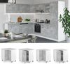 Eckunterschrank R-Line Beton 75.6 cm , AP Eiche Vicco Bild 2