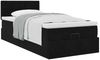 vidaXL Ottoman-Bett mit Matratze Schwarz 80x200 cm Samt 3311881 Bild 5