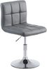 CLP 4er Set Lounger Palma V2 Kunstleder Lounger höhenverstellbar und drehbar, grau Bild 2