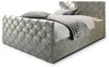 Masseno Boxbett MANDI 160x200 cm mit Bonell Matratze und Topper, Doppelbett, Polsterbett mit Kopfteil, Boxspringbett Bild 2