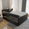 Masseno Boxbett MANDI 160x200 cm mit Bonell Matratze und Topper, Doppelbett, Polsterbett mit Kopfteil, Boxspringbett Bild 3