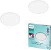 PHILIPS LED Badezimmer Deckenleuchte Superslim, weiß, 15W, neutralweißes Licht 4.000K, 3 Lichteinstellungen - dimmen ohne Dimmer, IP44 Schutz, Doppelpack Bild 2