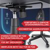 Onbest Gaming-Stuhl ergonomisch mit Lordosenkissen bis 150kg, 360°, verstellbare Armlehnen Kopfstütze Rückenlehne Bild 4